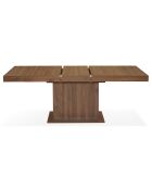 Table repas extensible Tania noyer  - 160/200x90x75 cm