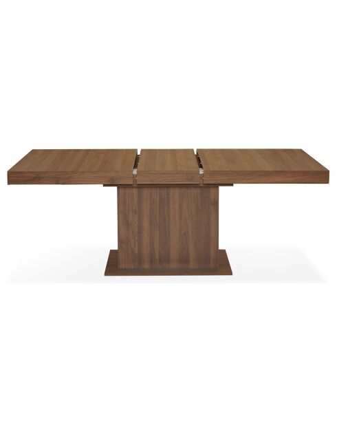 Table repas extensible Tania noyer  - 160/200x90x75 cm