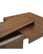 Table repas extensible Tania noyer  - 160/200x90x75 cm