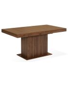 Table repas extensible Tania noyer  - 160/200x90x75 cm