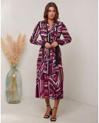 Robe Corel noir/bordeaux