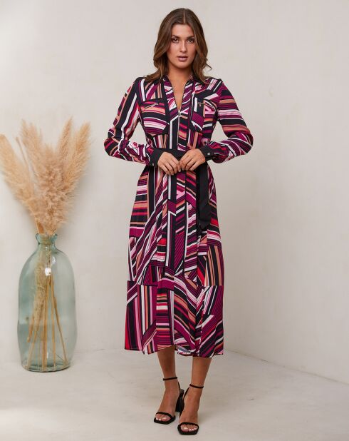 Robe Corel noir/bordeaux
