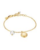 Bracelet Ella en Acier & Perle de coquillage doré