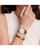 Montre Skylar en Acier & Diamant rose doré/argenté