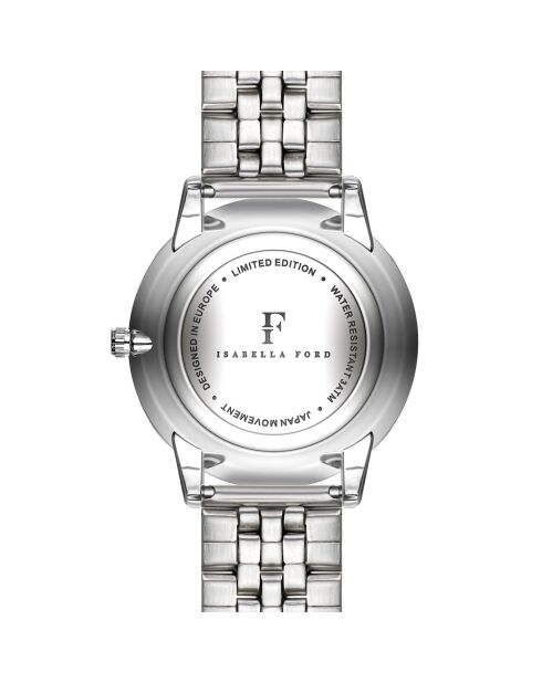 Montre Skylar en Acier & Diamant rose doré/argenté