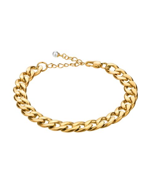 Bracelet Lourdes en Acier doré