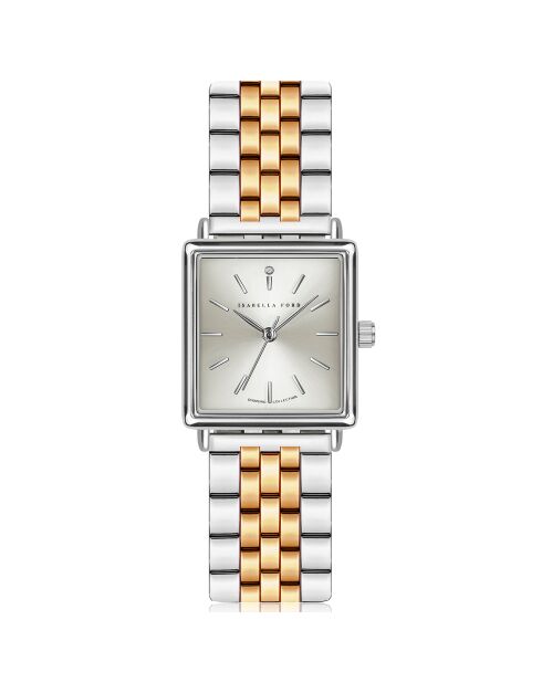 Montre Morgane en Acier & Diamant rose doré/argenté