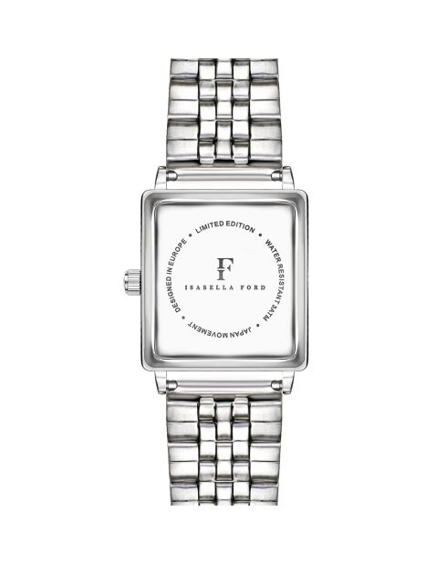 Montre Morgane en Acier & Diamant rose doré/argenté