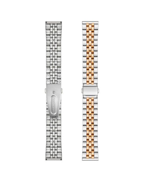 Montre Morgane en Acier & Diamant rose doré/argenté