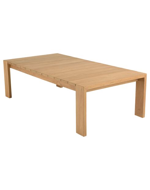 Salon de jardin 6 places en rotin synthétique ajouré bois
