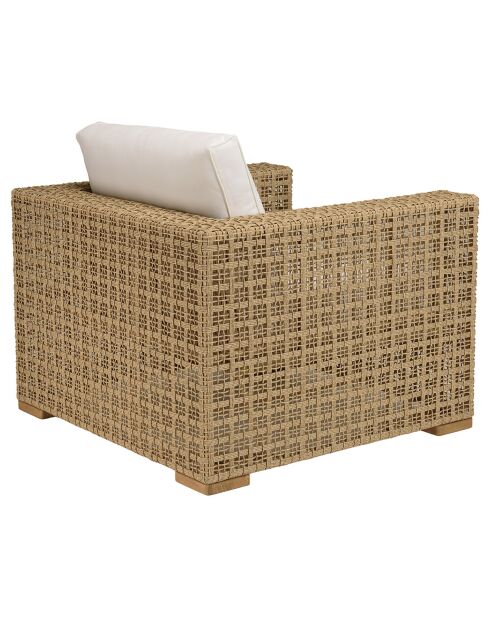 6-Sitzer-Gartenmöbel aus synthetischem durchbrochenem Rattanholz