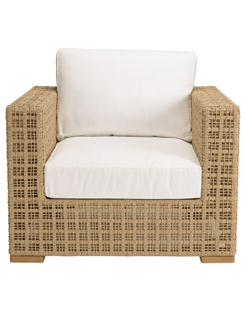 6-Sitzer-Gartenmöbel aus synthetischem durchbrochenem Rattanholz