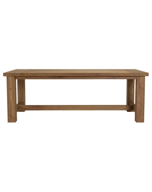 Garten-Esstisch aus recyceltem Teakholz - 220x100x77 cm