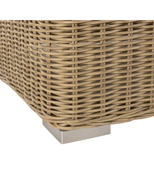 5-Sitzer-Gartenmöbel aus synthetischem Rattanholz