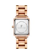 Montre Florence en Acier & Diamant rose doré