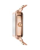 Montre Florence en Acier & Diamant rose doré