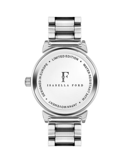 Montre Joie en Acier & Diamant argentée