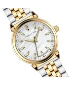 Montre Barbara en Acier & Diamant doré/argenté