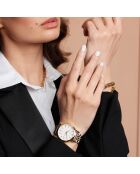 Montre Barbara en Acier & Diamant doré/argenté