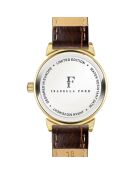 Montre Barbara en Cuir & Diamant marron