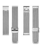 Montre Lilou en Acier & Diamant argentée