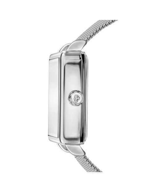 Montre Lilou en Acier & Diamant argentée