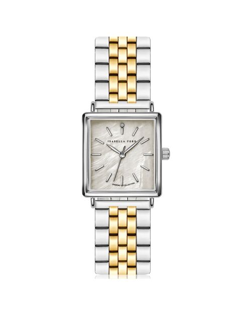 Montre Lilou en Acier & Diamant doré/argenté