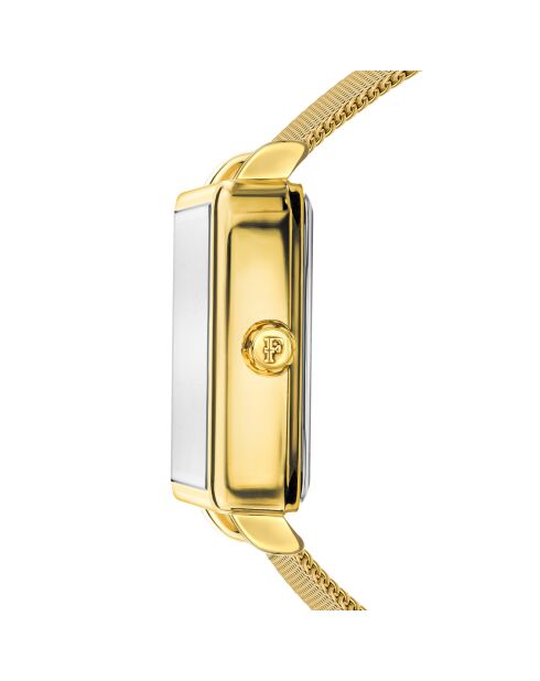 Montre Marie-Rose en Acier & Diamant dorée