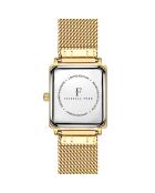 Montre Marie-Rose en Acier & Diamant dorée
