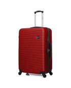 London-Reisekoffer mit 4 Rädern, 75 cm, rot