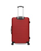 London-Reisekoffer mit 4 Rädern, 75 cm, rot