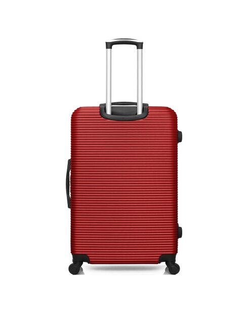 London-Reisekoffer mit 4 Rädern, 75 cm, rot