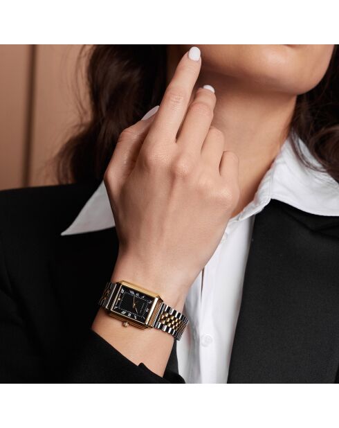 Montre Elene en Acier & Diamant doré/argenté