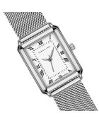 Montre Netty en Acier & Diamant argentée