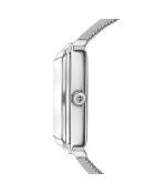 Montre Netty en Acier & Diamant argentée