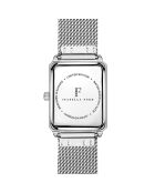 Montre Netty en Acier & Diamant argentée