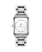 Montre Netty en Acier & Diamant argentée