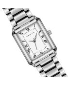 Montre Netty en Acier & Diamant argentée