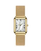 Montre Coralie en Acier & Diamant dorée