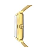 Montre Coralie en Acier & Diamant dorée