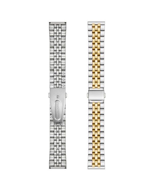 Montre Coralie en Acier & Diamant doré/argenté