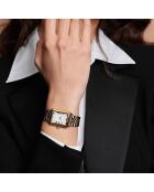 Montre Coralie en Acier & Diamant doré/argenté