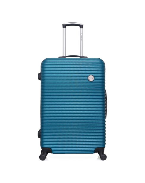 London Long Stay Koffer met 4 wielen 75 cm pauwblauw