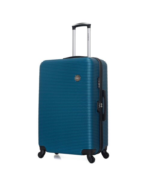 London Long Stay Koffer met 4 wielen 75 cm pauwblauw