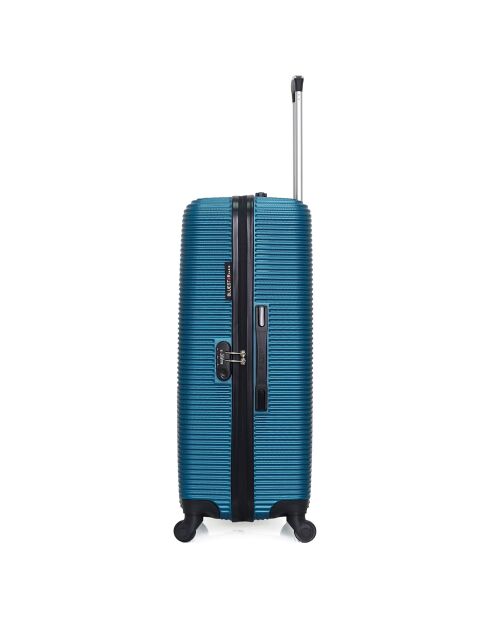 London Long Stay Koffer met 4 wielen 75 cm pauwblauw