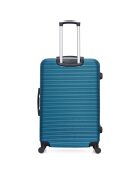 London Long Stay Koffer met 4 wielen 75 cm pauwblauw