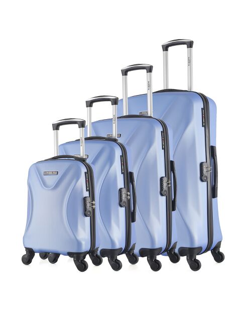 4 4-Rad-Koffer 75/65/55/46 cm Garibaldi-M goldblau