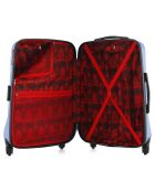 Garibaldi Mittelgroßer Reisekoffer mit 4 Rädern 65 cm goldblau