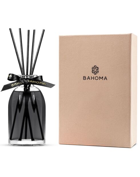 Achthoekige diffuser van Obsidiaan, zwart sandelhout, 500 ml