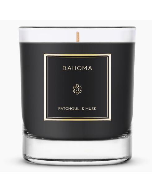 Candela profumata Obsidian Black Patchouli & Musc - 1 stoppino 75h